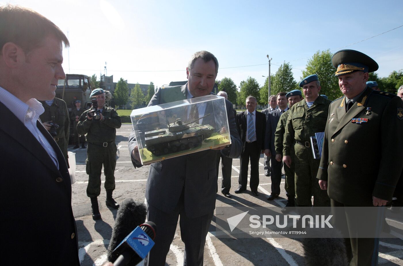 Working visit of Dmitry Rogozin to Tula region