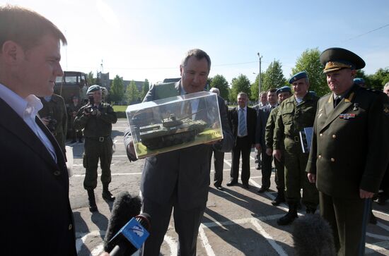 Working visit of Dmitry Rogozin to Tula region