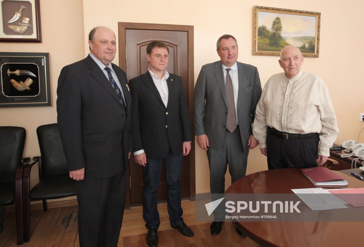 Working visit of Dmitry Rogozin to Tula region