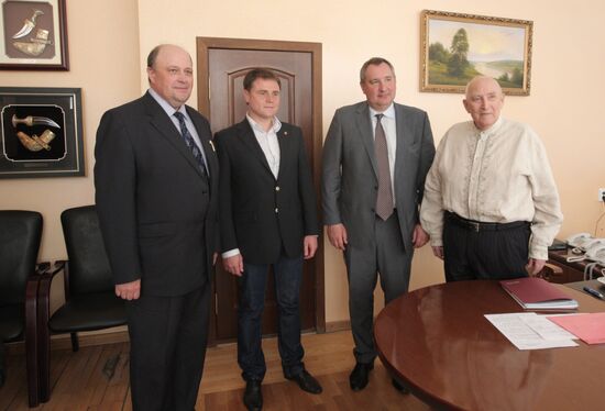 Working visit of Dmitry Rogozin to Tula region