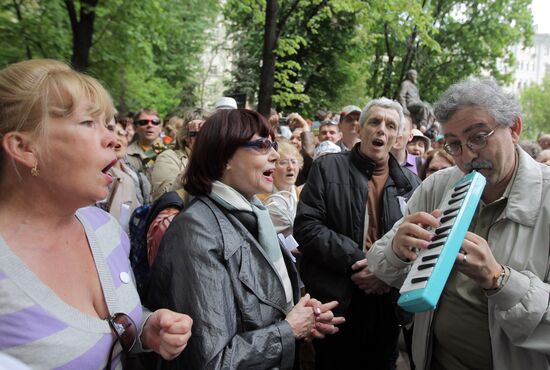 Test Walk rally staged in Moscow