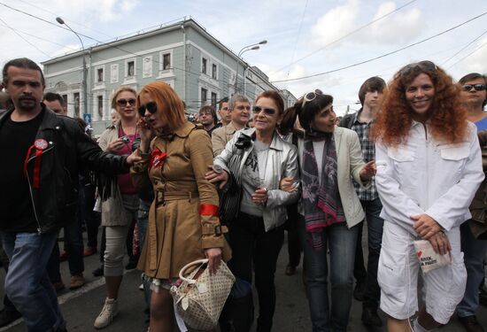 Test Walk rally staged in Moscow