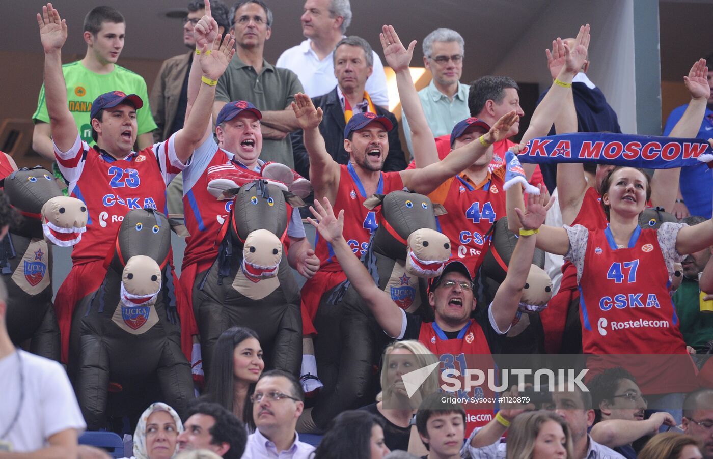 Basketball Euroleague. CSKA - Olympiacos