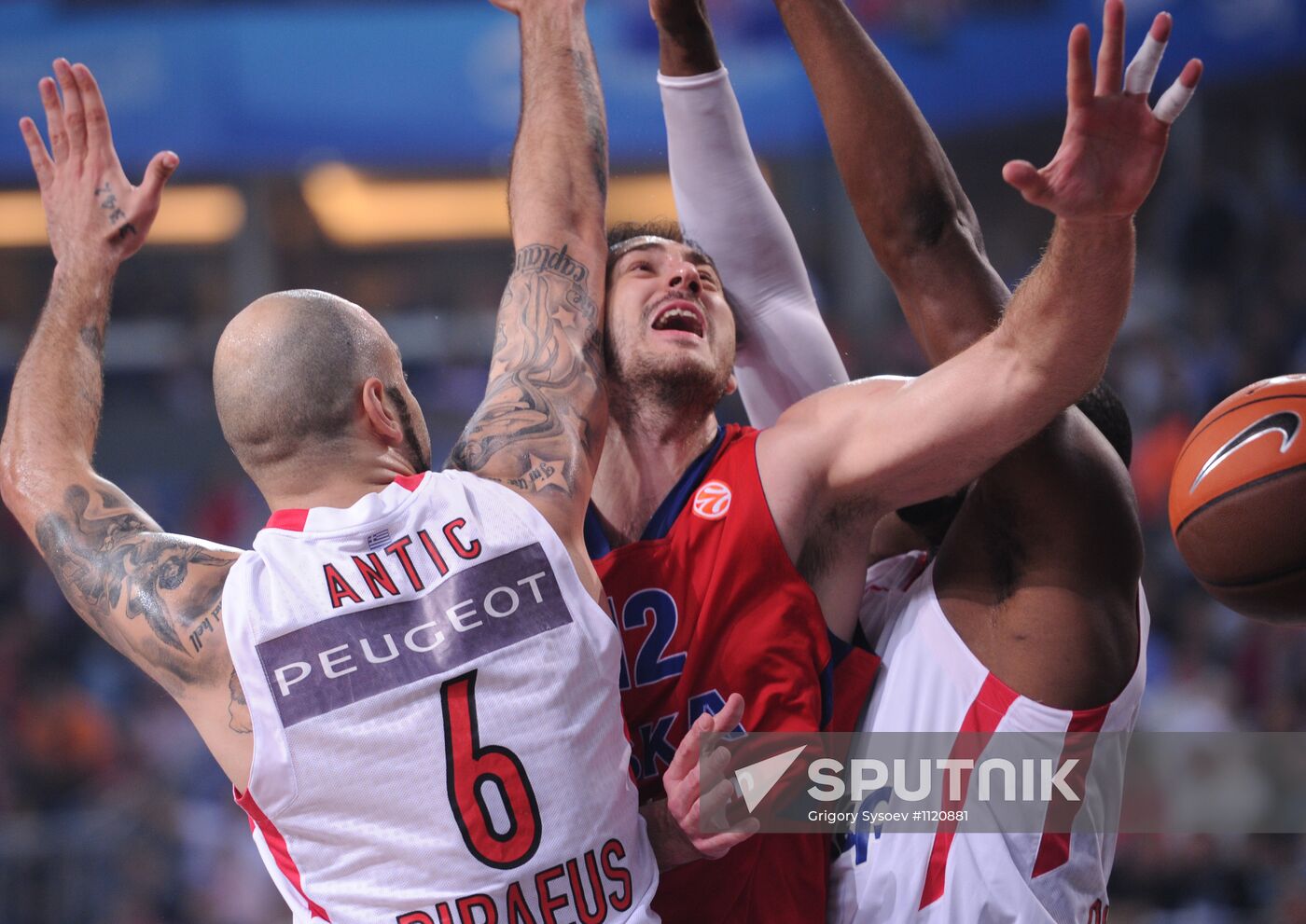 Basketball Euroleague. CSKA - Olympiacos