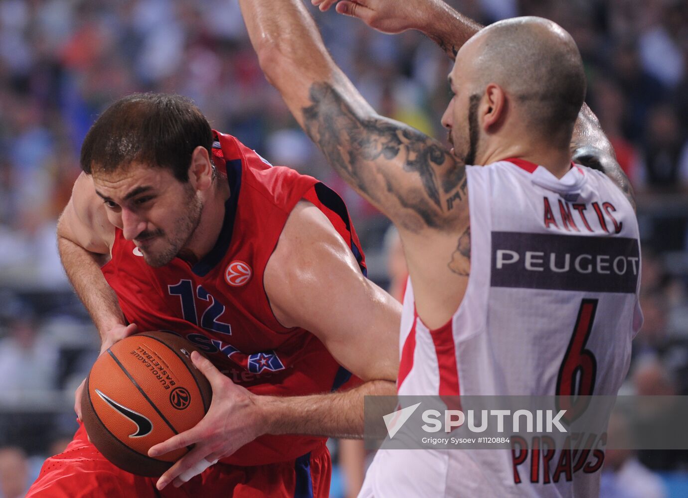 Basketball Euroleague. CSKA - Olympiacos