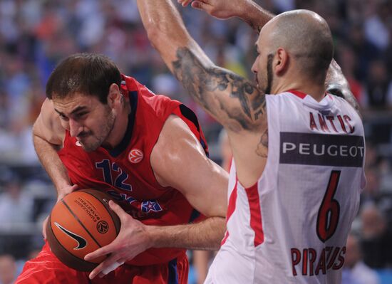 Basketball Euroleague. CSKA - Olympiacos