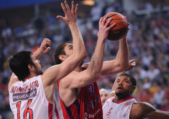Basketball Euroleague. CSKA - Olympiacos