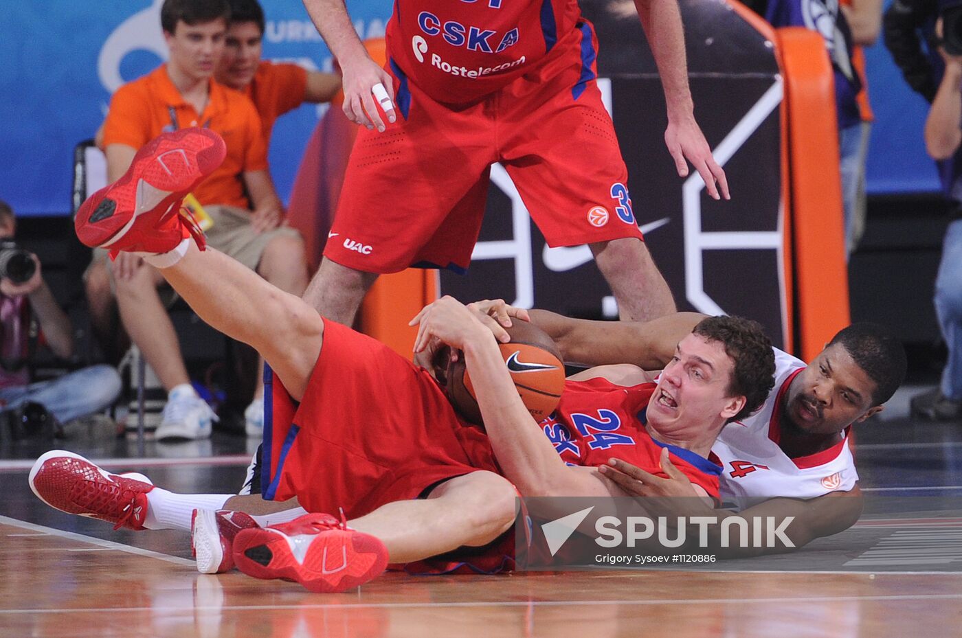 Basketball Euroleague. CSKA - Olympiacos