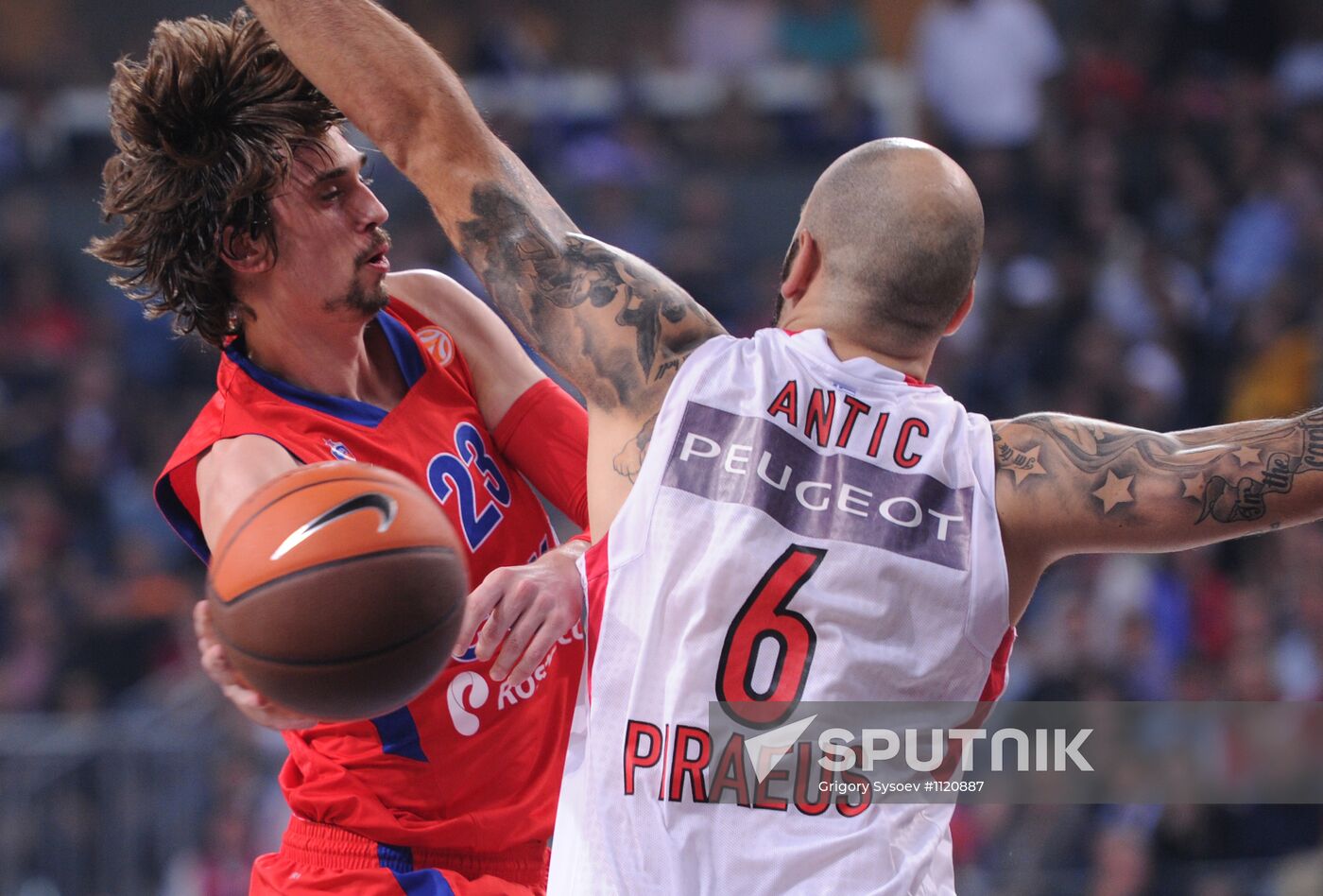 Basketball Euroleague. CSKA - Olympiacos
