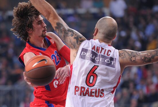 Basketball Euroleague. CSKA - Olympiacos