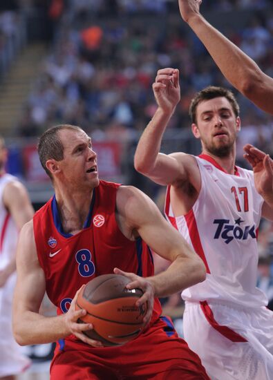 Basketball Euroleague. CSKA - Olympiacos