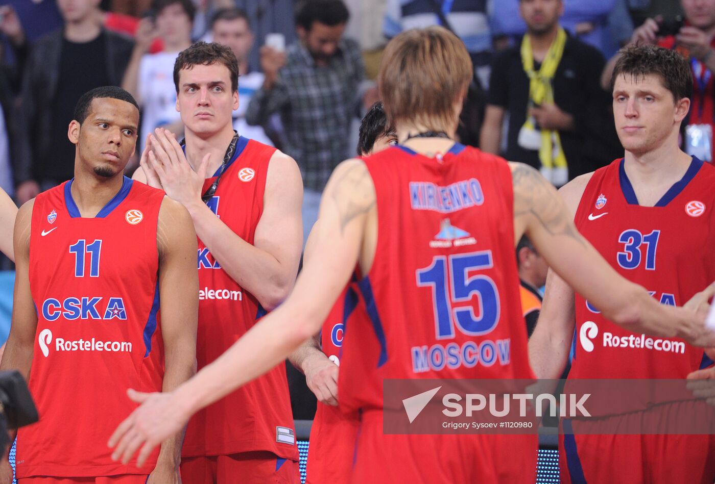 Basketball Euroleague. CSKA Moscow - Olympiakos
