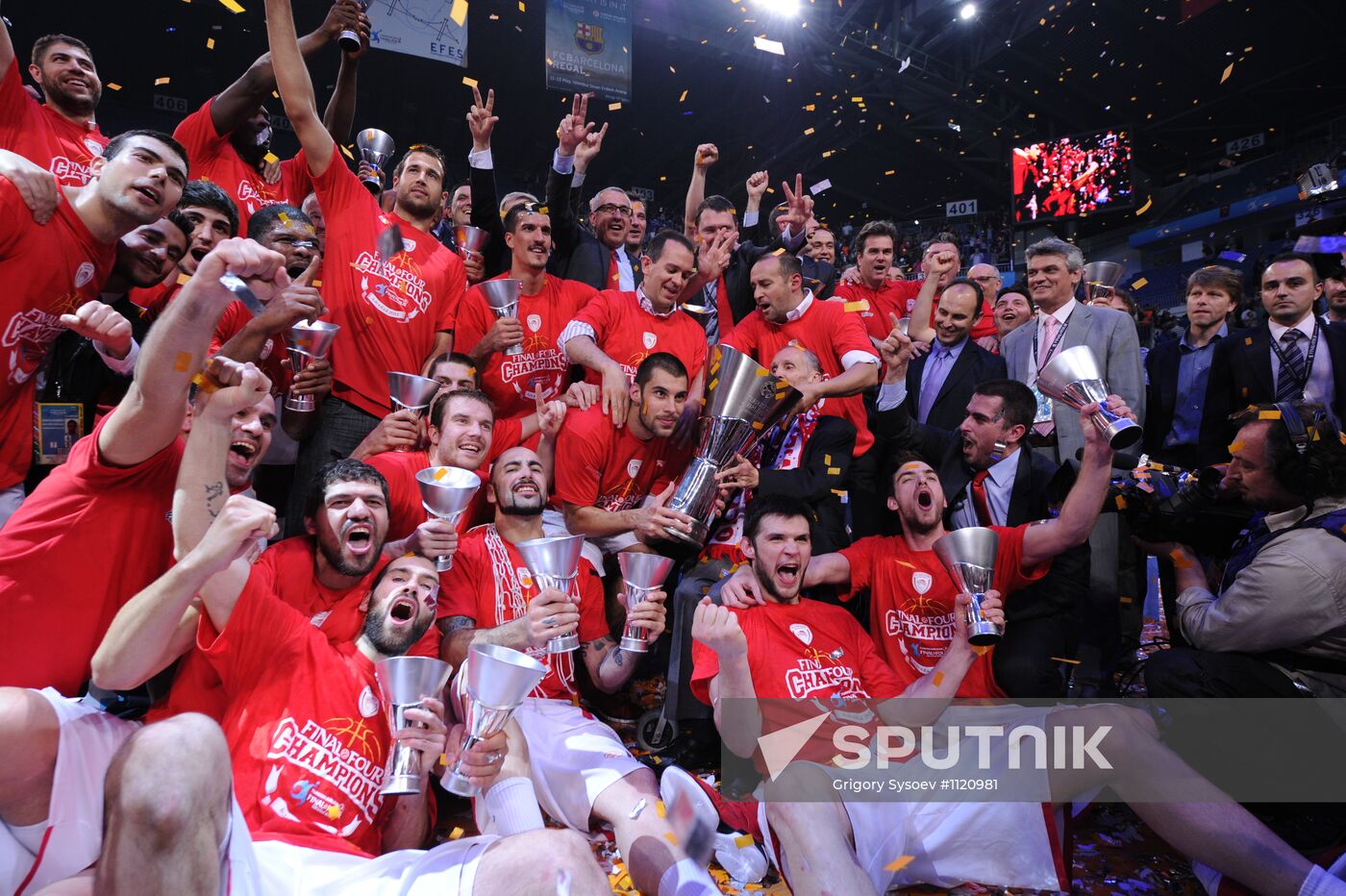 Basketball Euroleague. CSKA Moscow - Olympiakos
