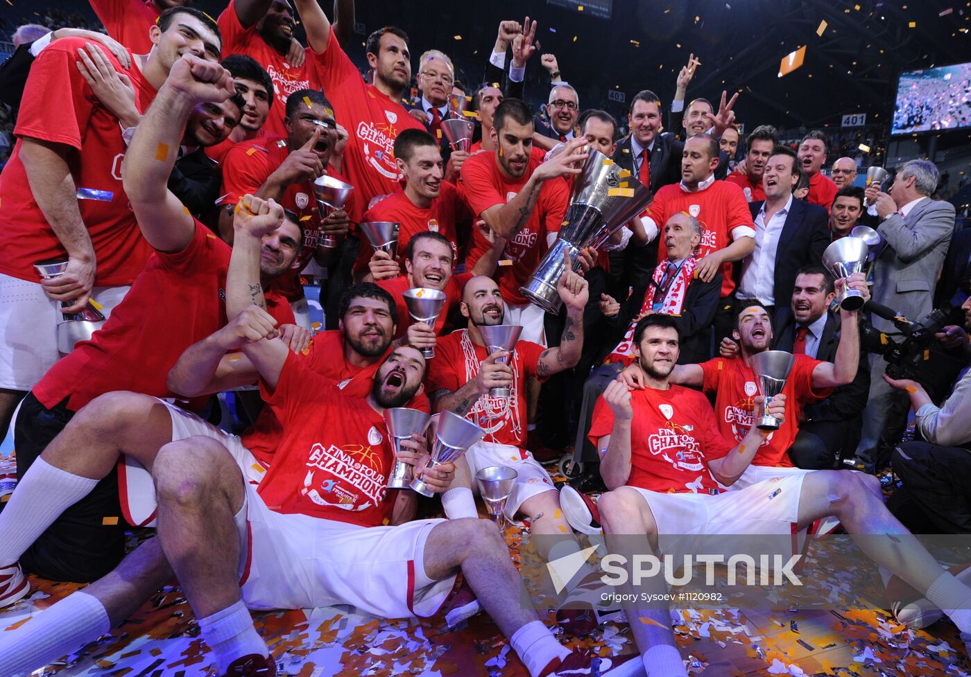 Basketball Euroleague. CSKA Moscow - Olympiakos