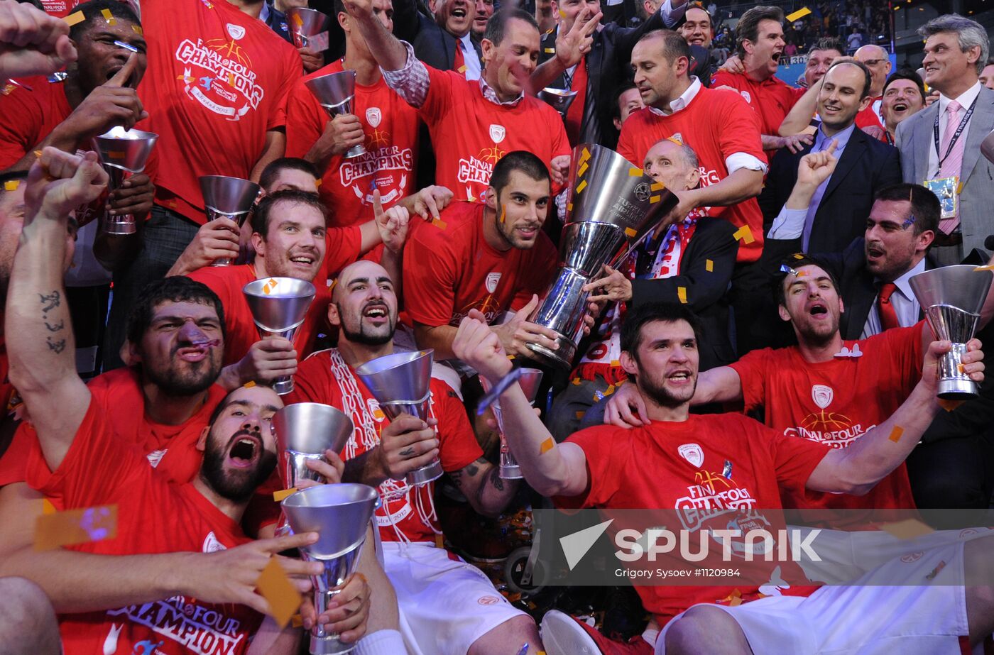 Basketball Euroleague. CSKA Moscow - Olympiakos