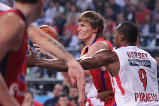 Basketball Euroleague. CSKA Moscow - Olympiakos