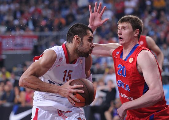 Basketball Euroleague. CSKA Moscow - Olympiakos