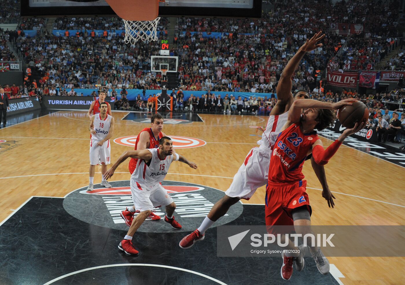 Basketball Euroleague. CSKA - Olympiacos