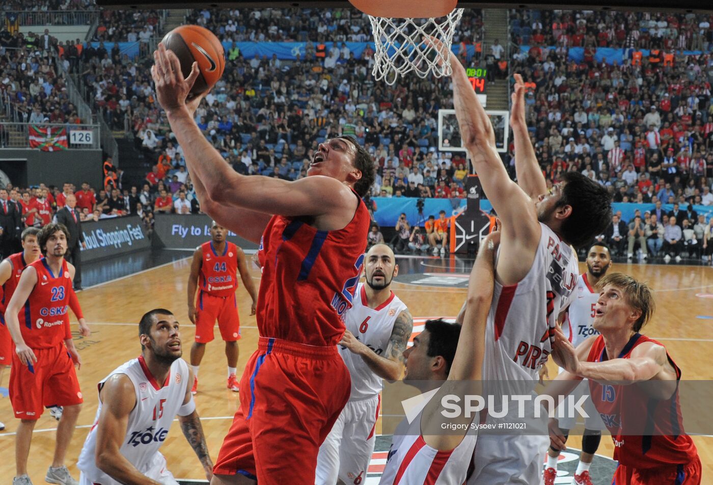 Basketball Euroleague. CSKA - Olympiacos