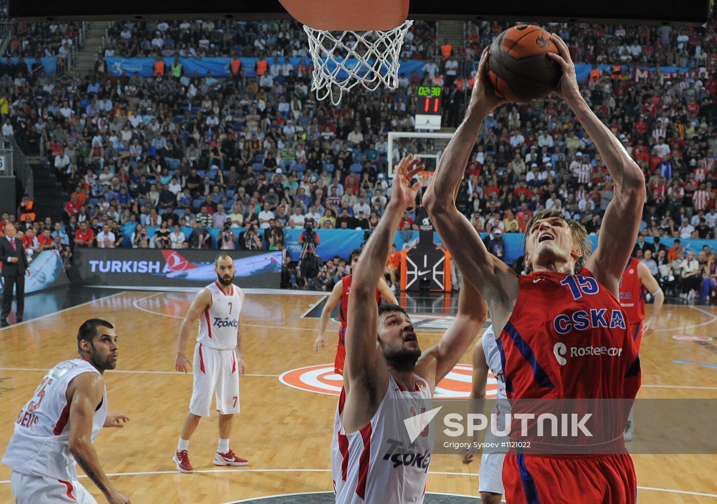 Basketball Euroleague. CSKA - Olympiacos