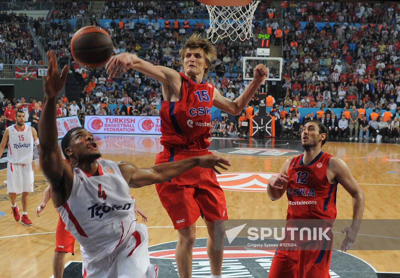 Basketball Euroleague. CSKA - Olympiacos