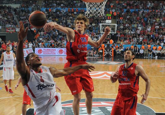 Basketball Euroleague. CSKA - Olympiacos