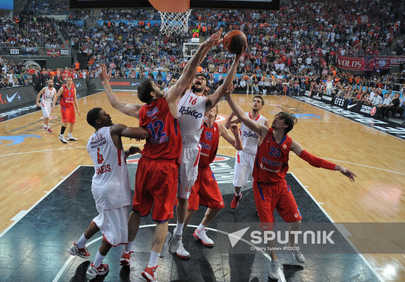 Basketball Euroleague. CSKA - Olympiacos