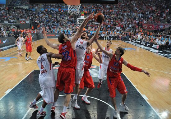 Basketball Euroleague. CSKA - Olympiacos