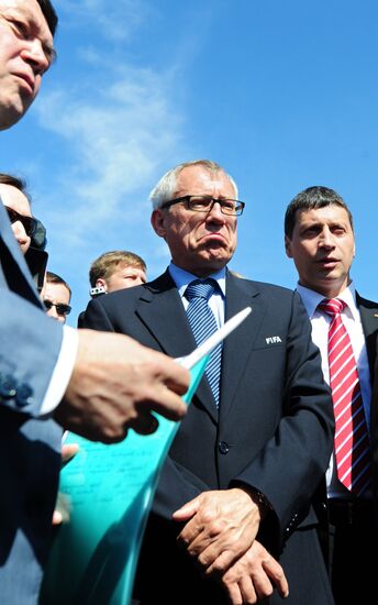 FIFA Inspection Commission visits Yekaterinburg