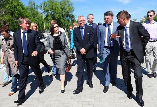 FIFA Inspection Commission visits Yekaterinburg