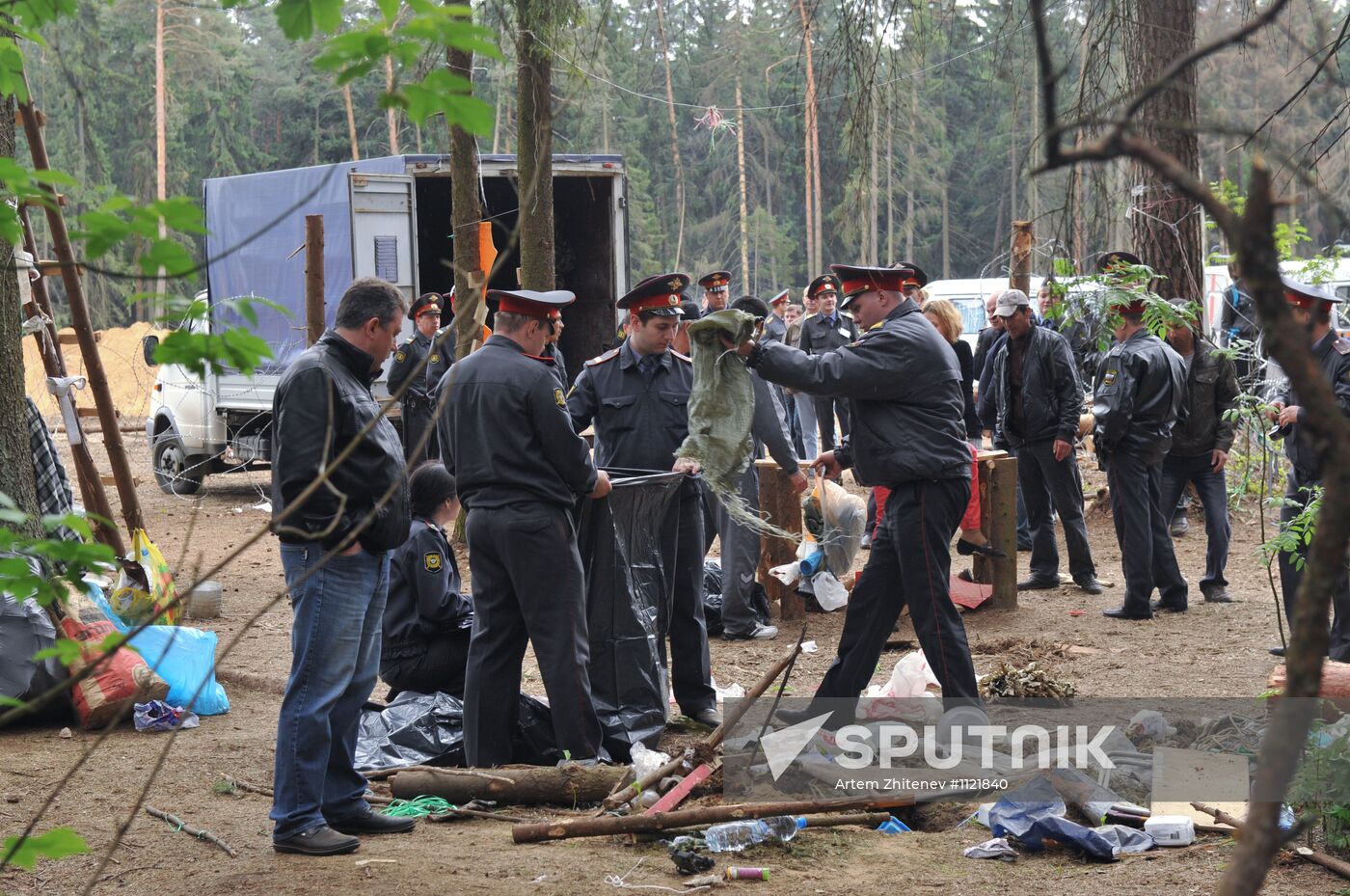 Tsagovsky Forest environmental defenders camp demolished