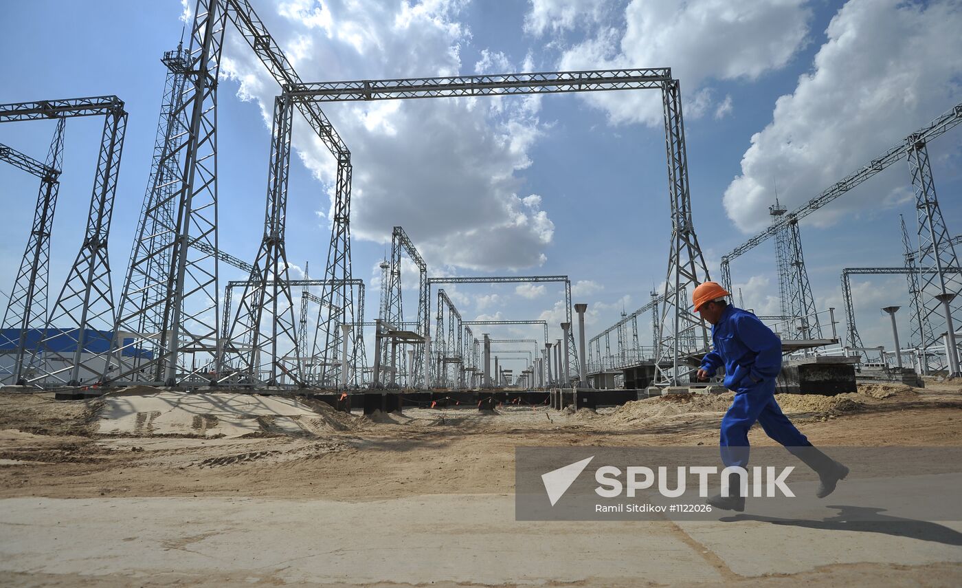 2nd generating unit construction at Yuzhnouralskaya GRES-2