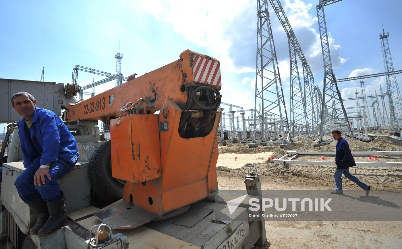 2nd generating unit construction at Yuzhnouralskaya GRES-2