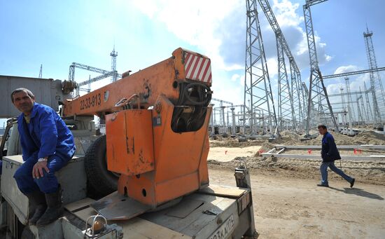 2nd generating unit construction at Yuzhnouralskaya GRES-2