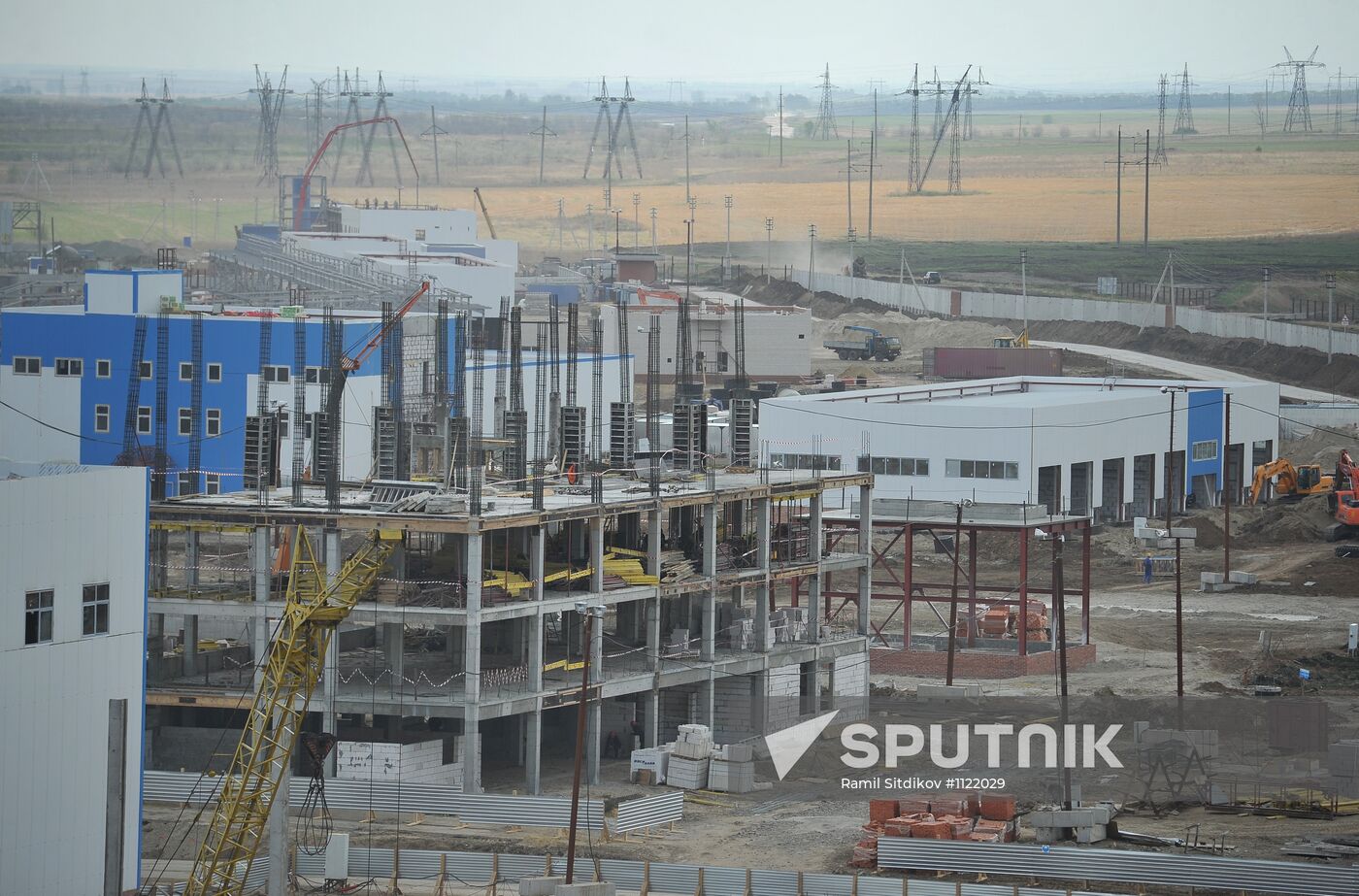 2nd generating unit construction at Yuzhnouralskaya GRES-2