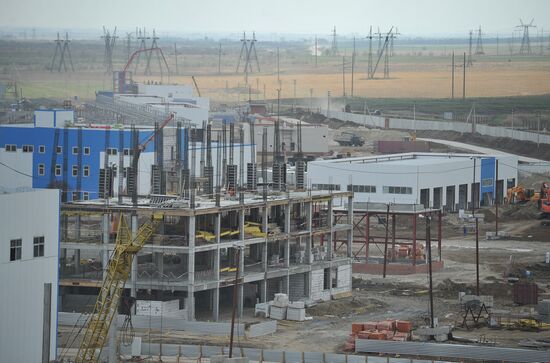 2nd generating unit construction at Yuzhnouralskaya GRES-2