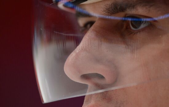 Ice Hockey World Championship. Italy vs. Russia