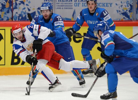 Hockey World Championship. Match Italy - Russia