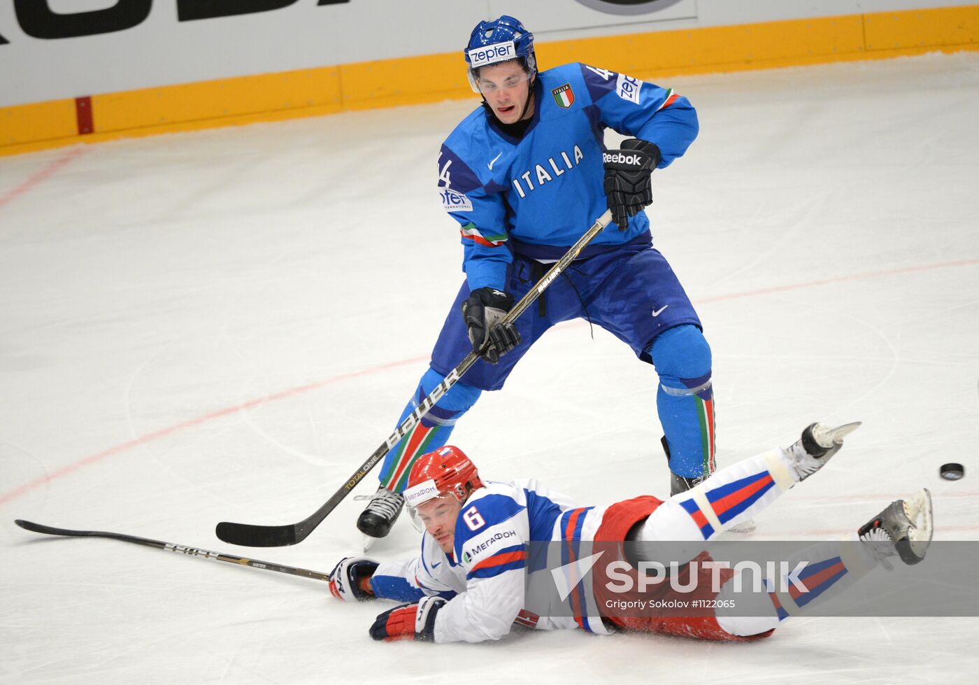 Hockey World Championship. Match Italy - Russia