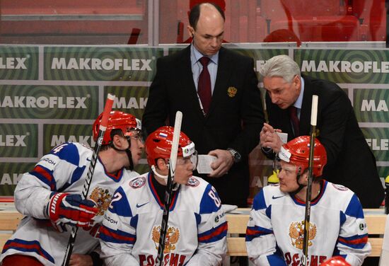 Hockey World Championship. Match Italy - Russia