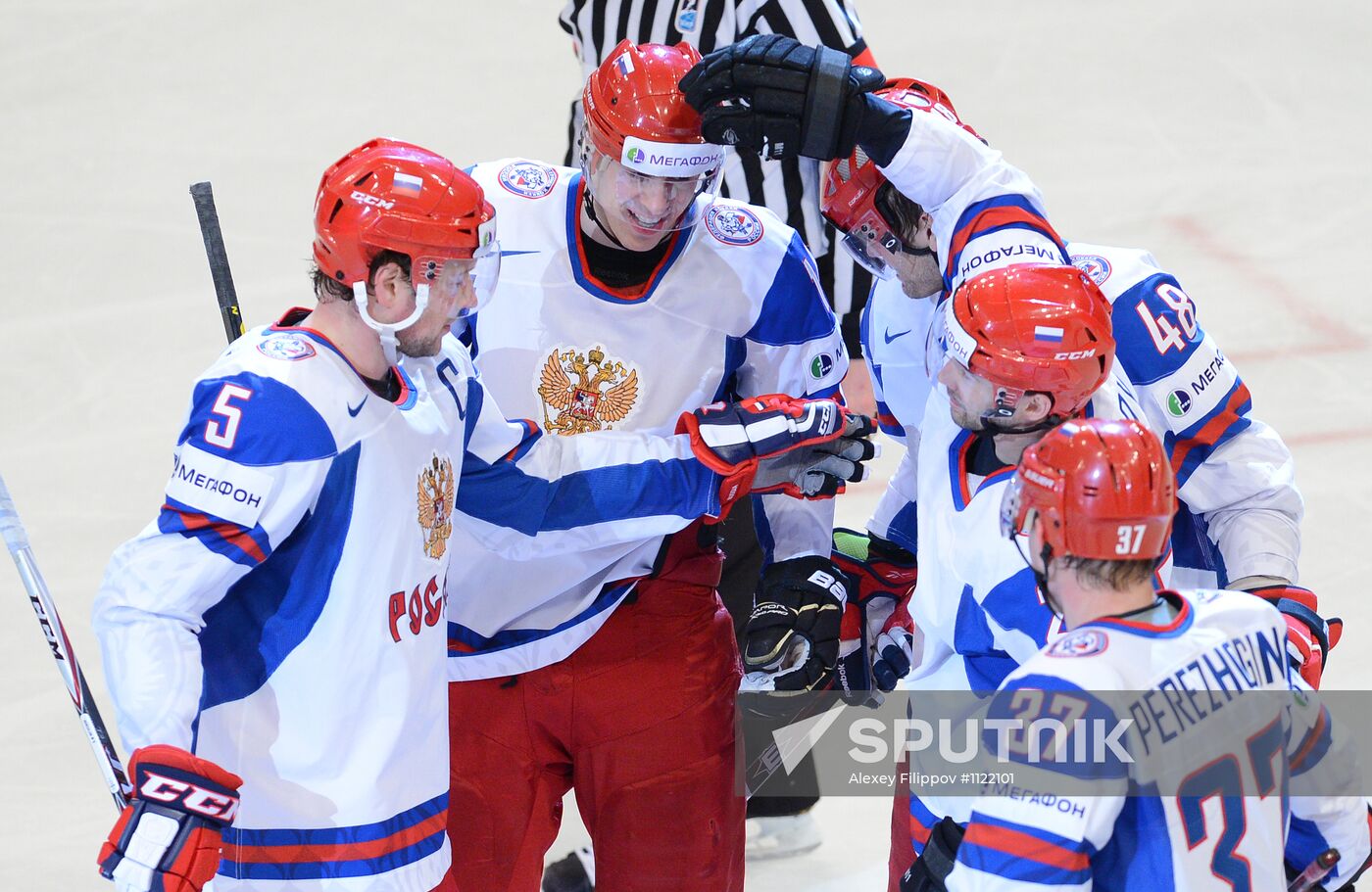 Hockey World Championship. Match Italy - Russia