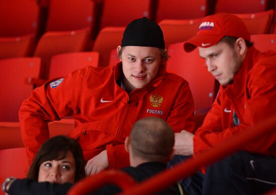 Ice Hockey World Championship. Italy vs. Russia