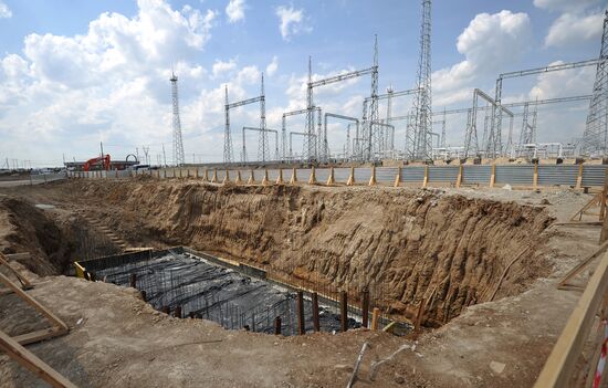 2nd generating unit construction at Yuzhnouralskaya GRES-2