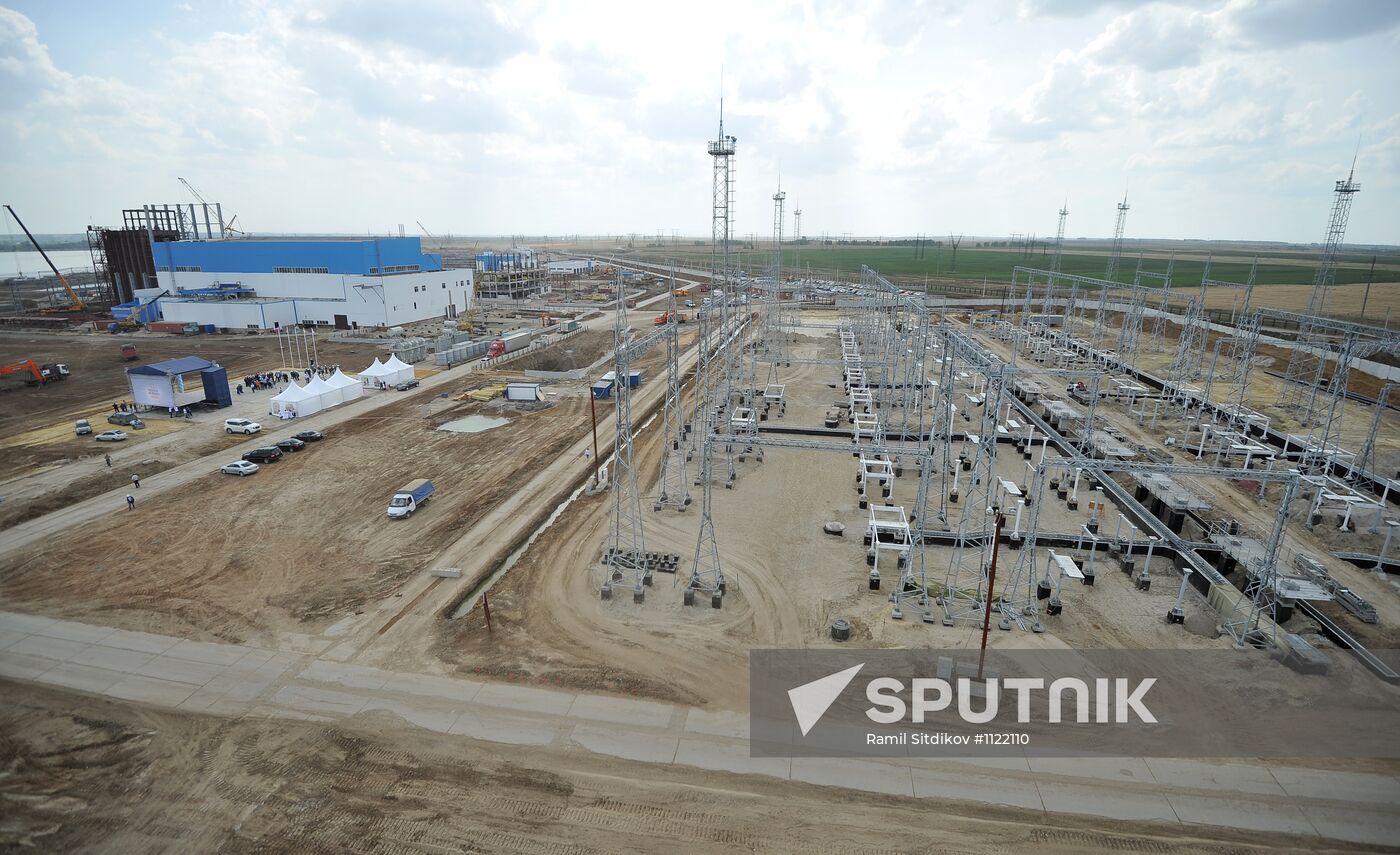 2nd generating unit construction at Yuzhnouralskaya GRES-2