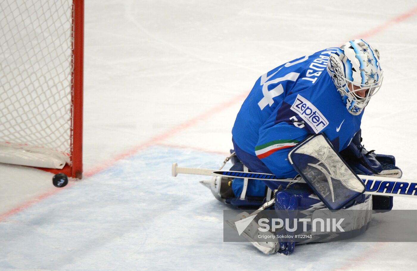 Hockey World Championship. Match Italy - Russia