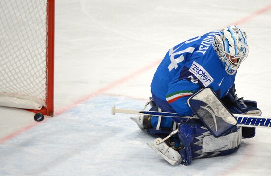 Hockey World Championship. Match Italy - Russia