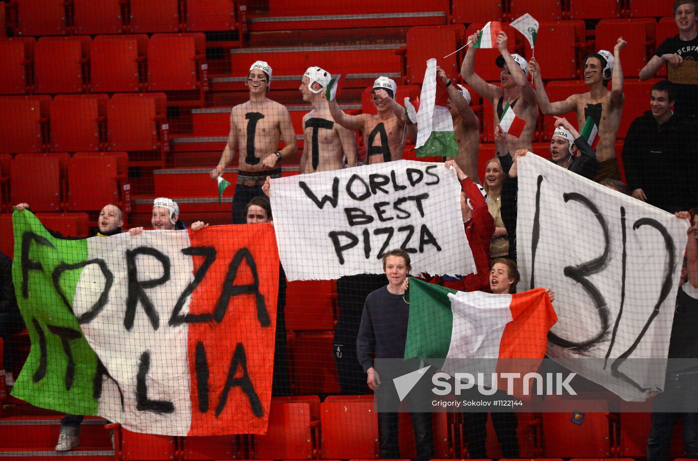 Hockey World Championship. Match Italy - Russia