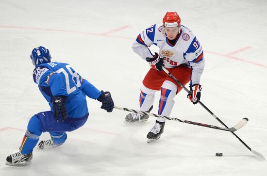 Hockey World Championship. Match Italy - Russia