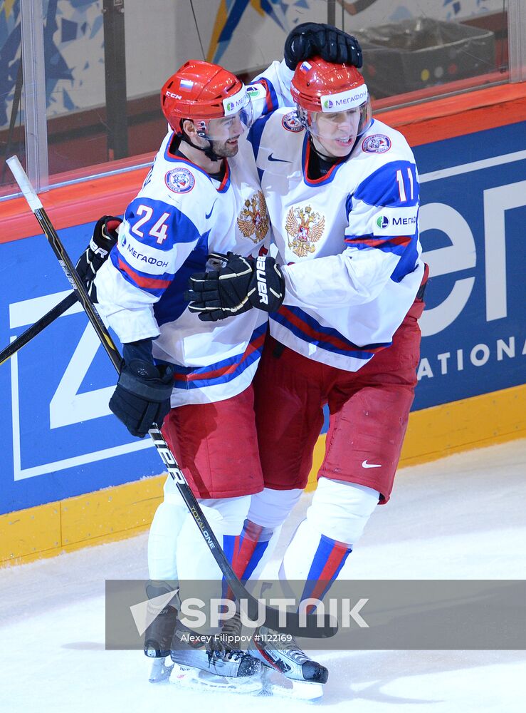 Hockey World Championship. Match Italy - Russia
