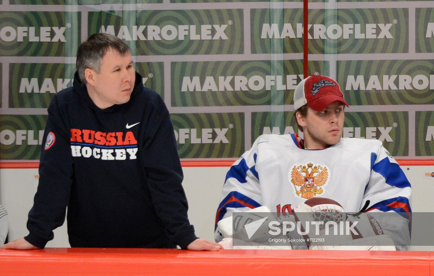 Hockey World Championship. Match Italy - Russia